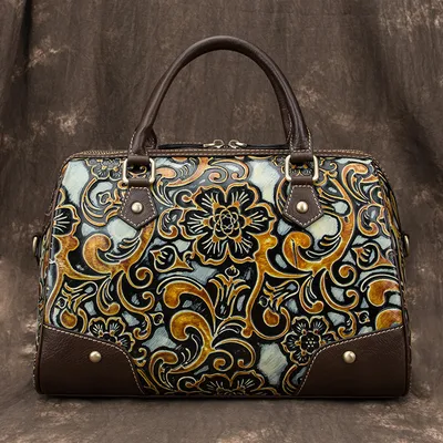 European & American Style Cowhide Handbag