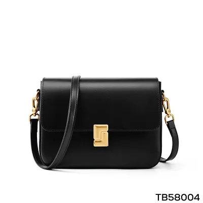 Trendy Small Square Genuine Leather Handbag