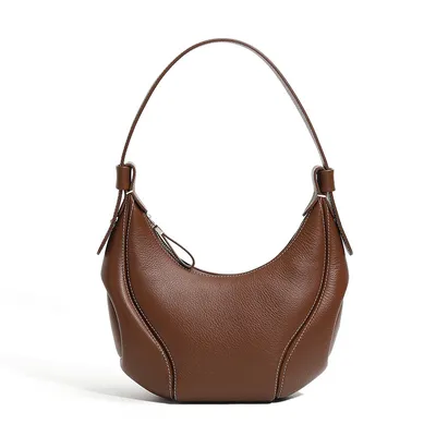 Trendy Retro Leather Underarm Bag