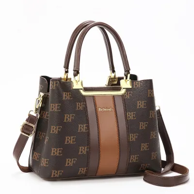 Fashion Color Matching Women’s Shoulder Bag