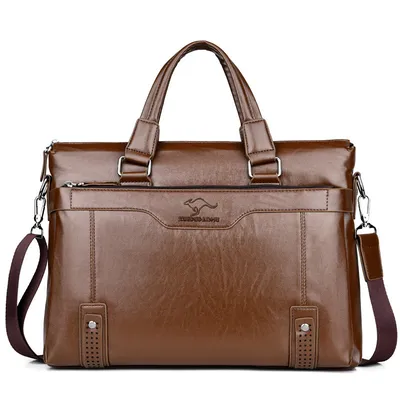 Horizontal Style Men’s Laptop Business Bag