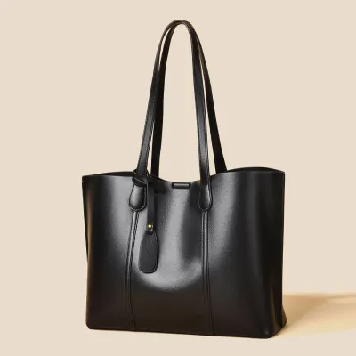 High-End Leather Tote Bag for Women