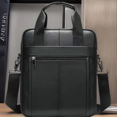 Men’s Genuine Leather Handmade Messenger Bag