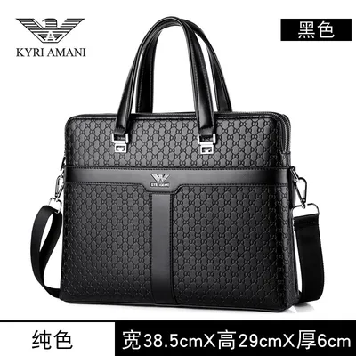 Men’s Leather Office Bag Large Capacity