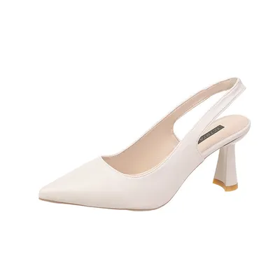 Elegant Pointed Heel Women’s Single Shoes