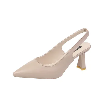 Elegant Pointed Heel Women’s Single Shoes