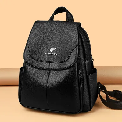 Kangaroo soft leather backpack  HB46158