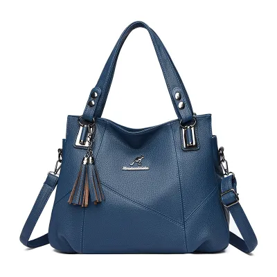Trendy soft leather handbag HB46167
