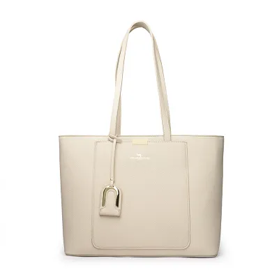 Beige/white