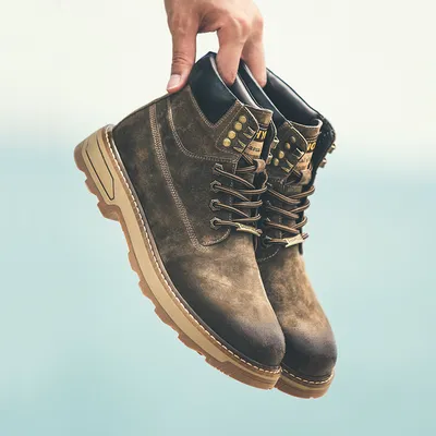 BRITISH STYLE HIGH TOP BOOTS