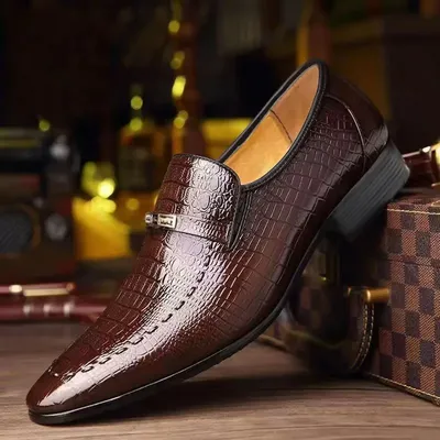 LUXURY BUSINESS OXFORD PU LEATHER SHOES