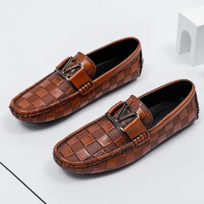 EUROPEAN GENUINE LEATHER GREEN BEANS LOAFER