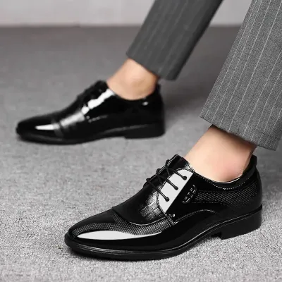 MEN'S WEDDING ANG BUSINESS LEATHER SHOES