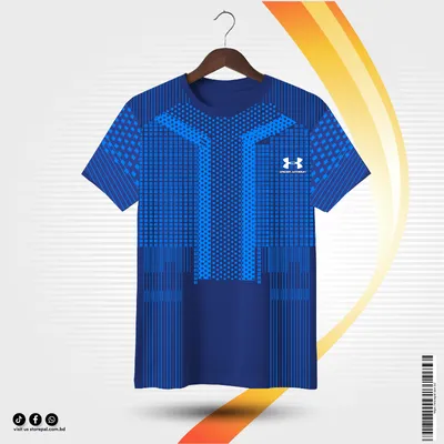 SKYLINE BLUE MESH T-SHIRT