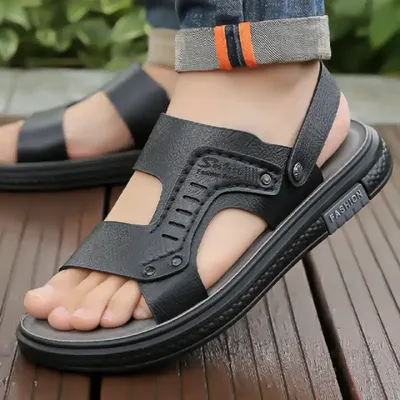GENUINE LEATHER MEN'S BEACH SANDALS