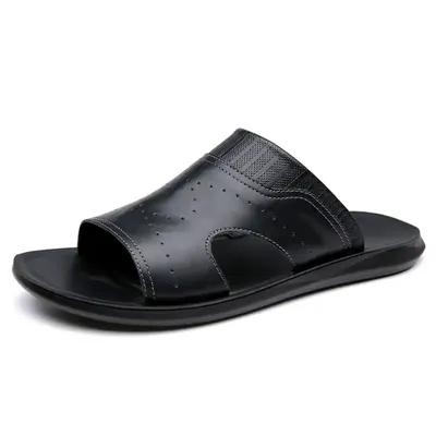 SUMMER NEW MEN'S LEATHER SLIPPER