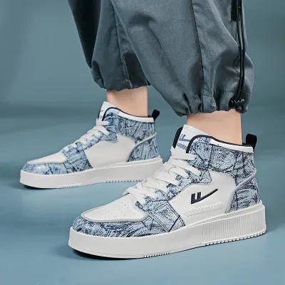 WARRIOR MEN'S HIGH-TOP SNEAKERS