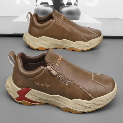  CASUAL LEATHER SHOES MEN'S WORK SHOES