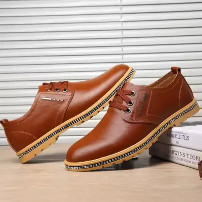 MEN'S GENUINE LEATHER OXFORD SHOES