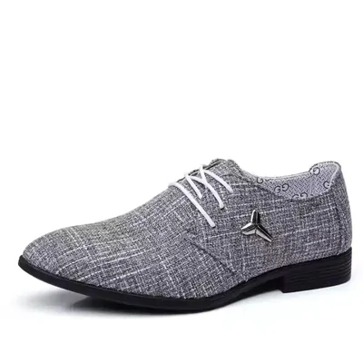 MEN'S OVERSIZED CANVAS DRESS SHOES