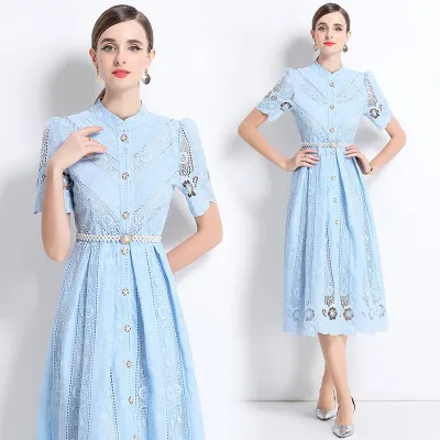 Dreamy Lace Ladies Midi Dress