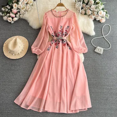 Twilight Charm Ladies Midi Dress