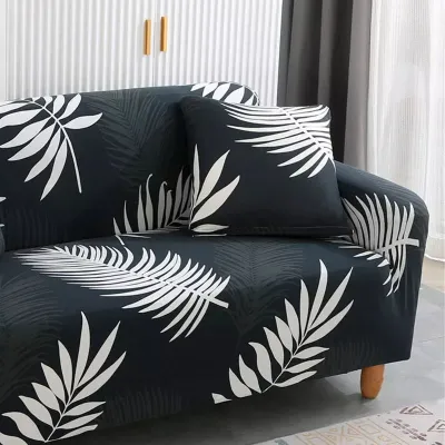 Hot selling feather printed sofa cover 
