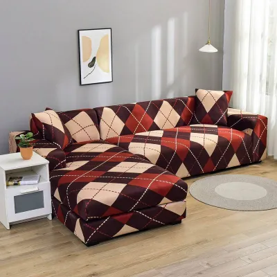 Sofa Cover Printed for Living Room