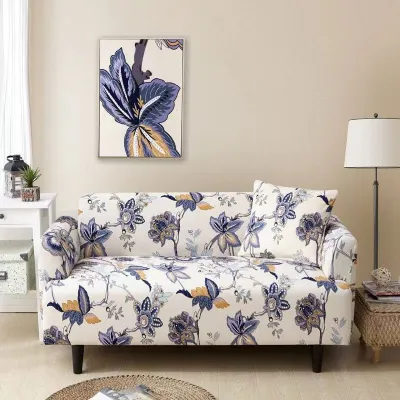  Floral Printed Sofa Cover 
