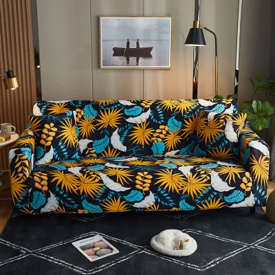 Modern block design Sofa Cover Printed 