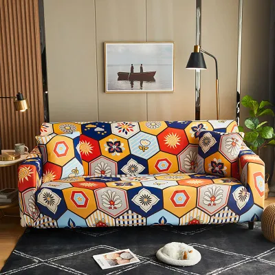  geometric elastic sofa cover 