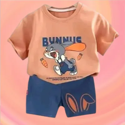 Bunnis Printed T-Shirt Set
