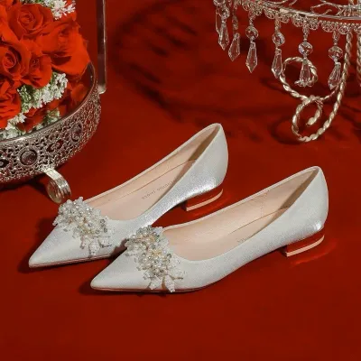 FLAT BRIDAL SHOES 