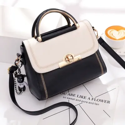EMBROIDERY MESSENGER TRENDY HANDBAG