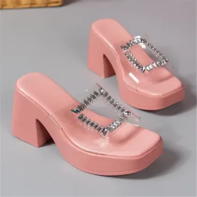 FASHION DESIGN LUXURY TRANSPARENT HEEL