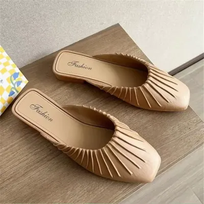 FLAT SQUARE ANTI SLIP HALF SHOES