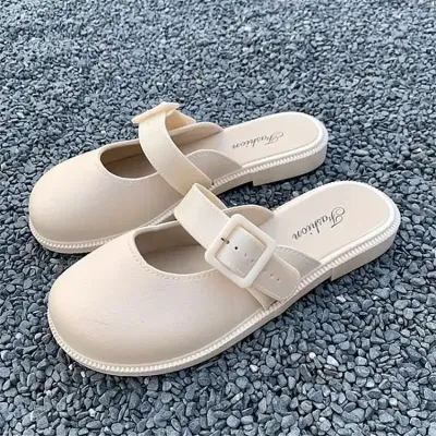 OUTDOOR HALF SLIDES FLAT SLIPPERS