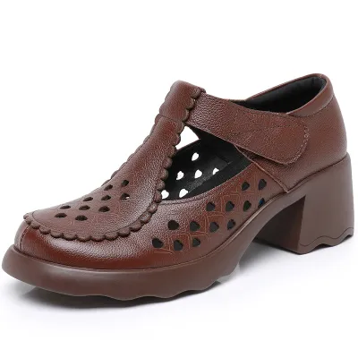 NEW SPRING AND SUMMER THICK HEEL