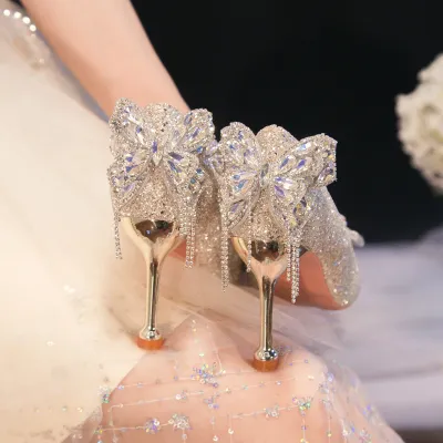 CRYSTAL HIGH HEELS WOMEN 