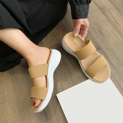 WOMEN'S DOUBLE-STRAP SLIPPERS