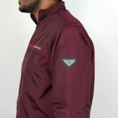 Biker Special Prada Jacket – Maroon