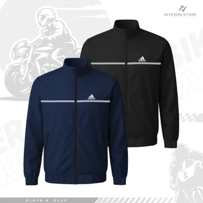 2 Pieces Solid Windbreaker Combo
