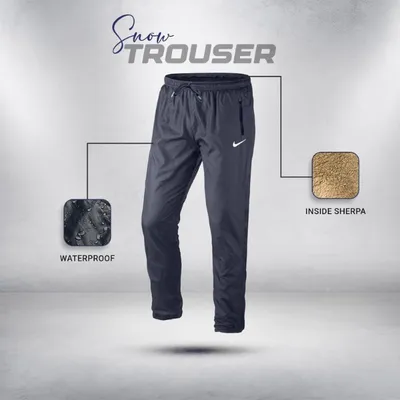 Snow Trouser- Black Without Cuff