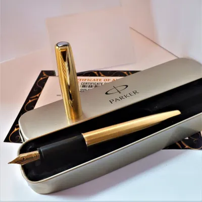 Parker Frontier Golden Fountain Pen
