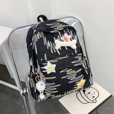  Backpacks Large Capacity Premium quality Black With Accessories