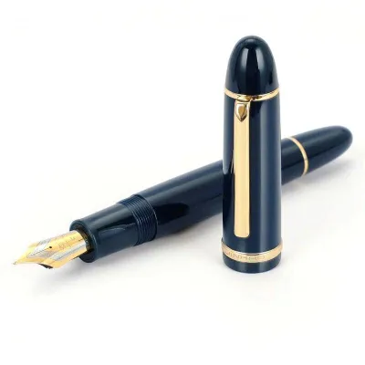 Jinhao X159 Fountain Pen Golden Clip Dark Blue