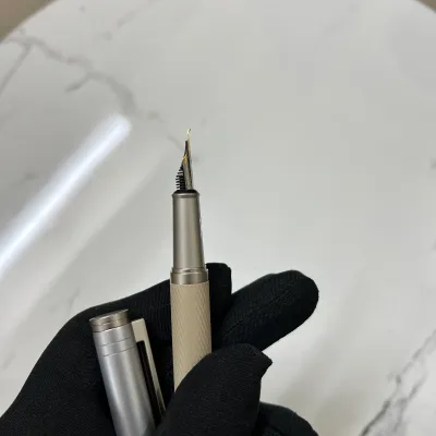 TSAMSA 2903 Full Metal Curved Nib Fountain pen