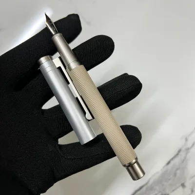 TSAMSA 2903 Full Metal Curved Nib Fountain pen