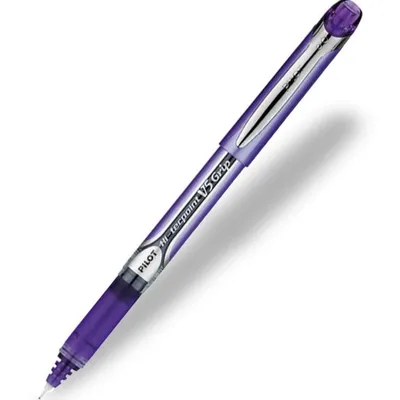 Pilot BXGPN Hi-Tecpoint V5 Grip Pen – Violet – Pack of 3