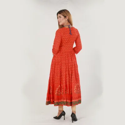 Rong Tuli Printed Gawn